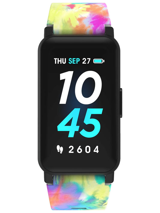 Active 3 Tie-Dye Smartwatch & Fitness Tracker – Unisex, Stylish Silicone Strap, Stay Connected & Fit!