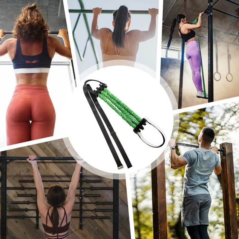 Boost Your Pull-Ups: Heavy-Duty Resistance Bands with Comfortable Foot Strap!